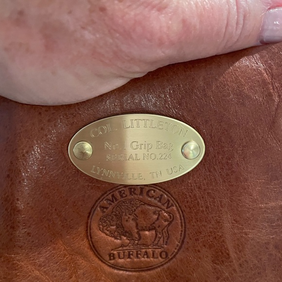 All leather duffle Colonel Littleton - Picture 3 of 3